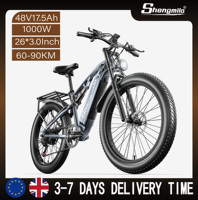 Shengmilo Electric Bike MX05 1000W 48V17.5AH Lithium Battery Off Road Fat Tire E-bike