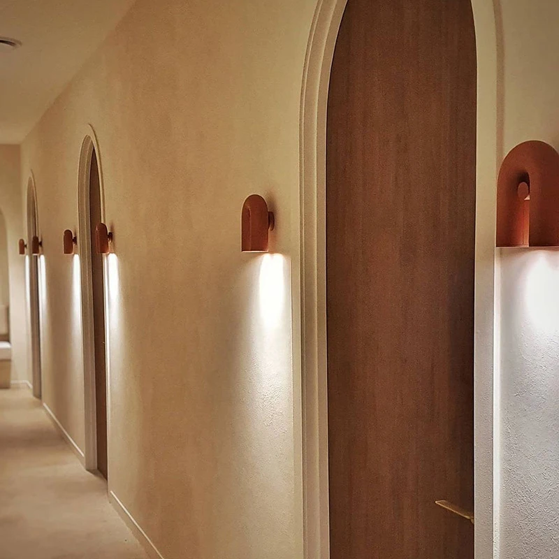 

12W Creative Nordic U-shaped Led Wall Light living room dining room Corridor Stair Aisle bedroom Study children's room Light