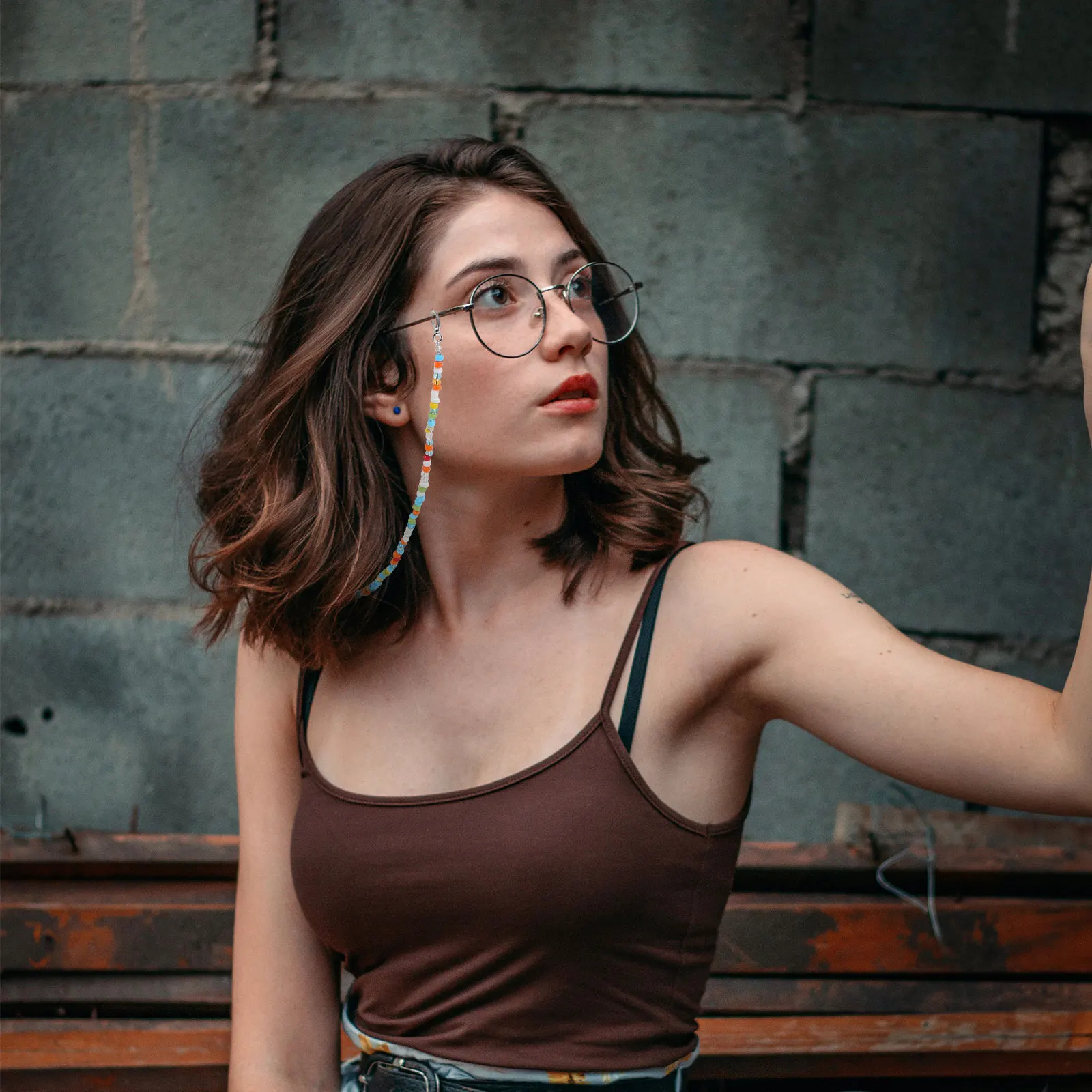 

2 Pcs Mask Anti-lost Lanyard Chain Masks Eyeglasses Lanyards Accessories Hanging Neck