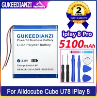 GUKEEDIANZI Battery 5100mAh For Alldocube Cube U78 iPlay 8 PRO 8Pro Bateria