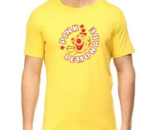 Pink Lemonade T Shirt Retro Yellow GT077