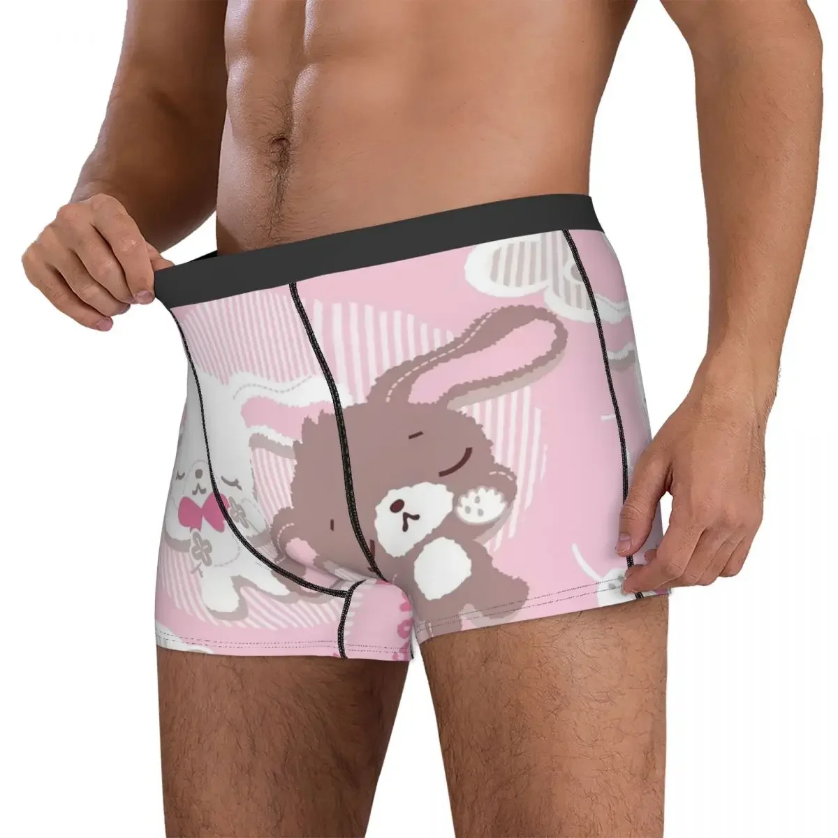 Boxer Onderbroek Shorts Sugarbunnies Slipje Mannelijk Ademend Ondergoed Voor Homme Man Boyfriend Cadeau