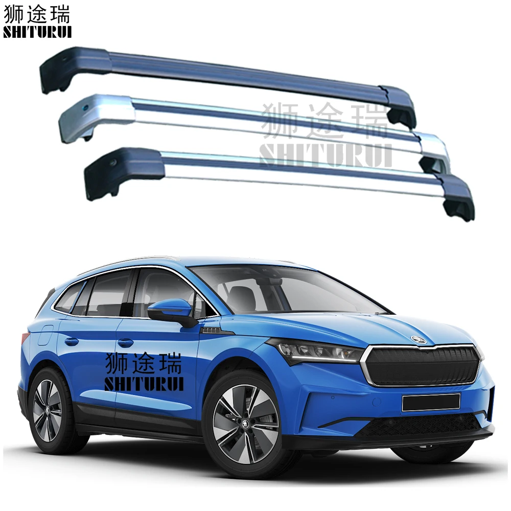 2Pcs Roof bars For Skoda Enyaq 5dr SUV 2020+ SUV 4DOOR Aluminum Alloy Side Bars Cross Rails Roof Rack Luggage CUV SUV