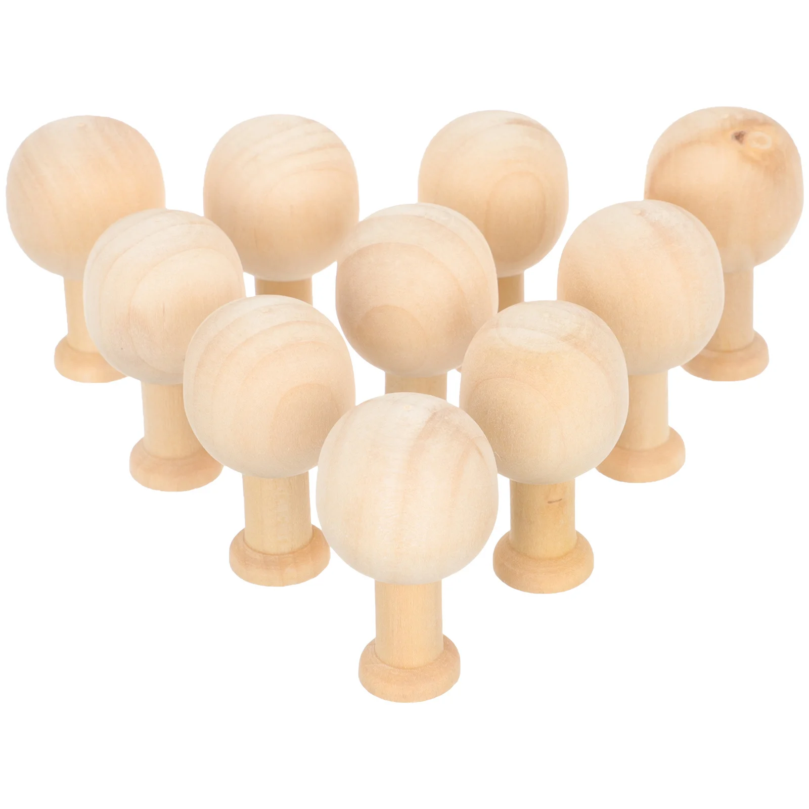 

10Pcs Mini Wooden Trees DIY Unfinished Wood Crafts for Painting Graffiti Ornament Easter Decoration Creative Activity