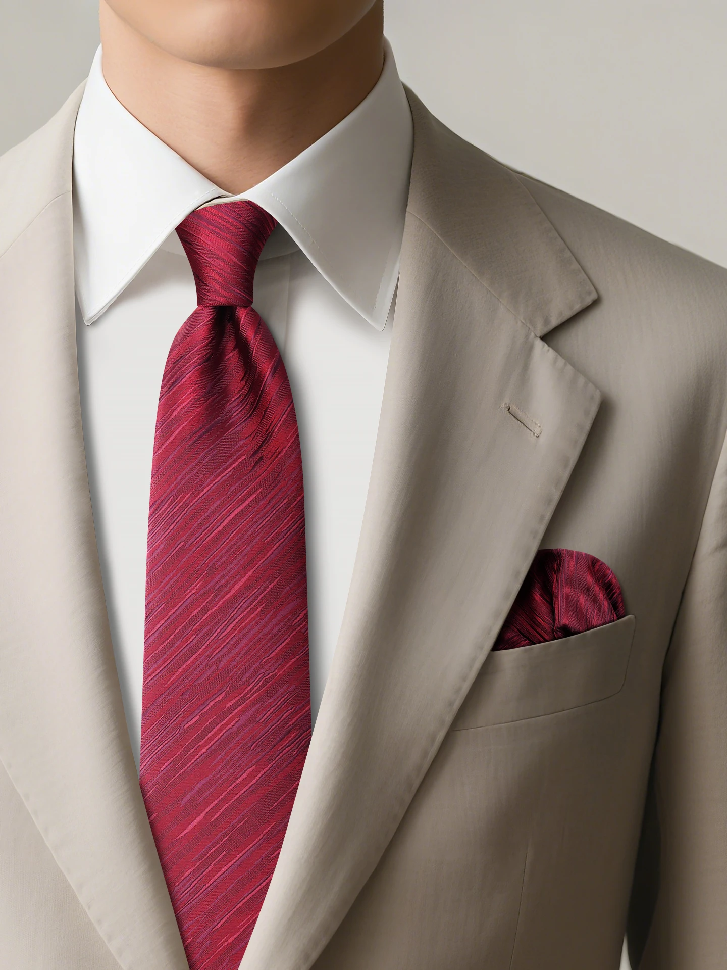 高級赤色メンズウェディングタイ手作りファッションポケットチーフ韓国風ビジネススクエアおしゃれな蝶ネクタイアクセサリー