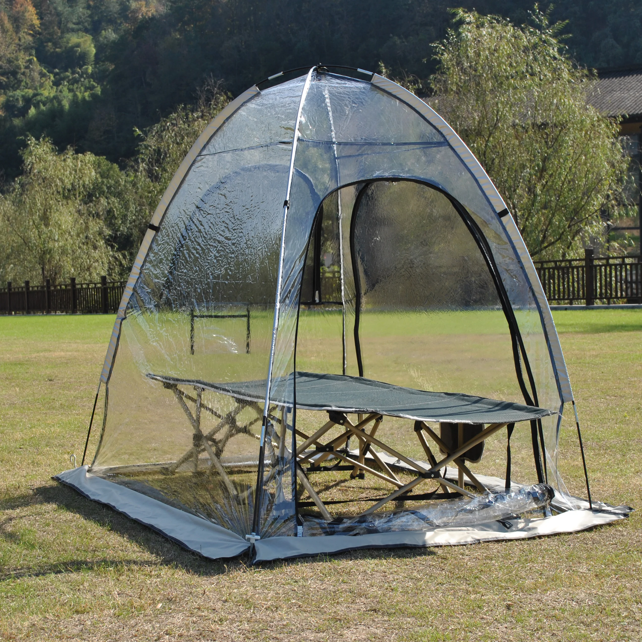 2-Person Clear Sports Pod Tent 5