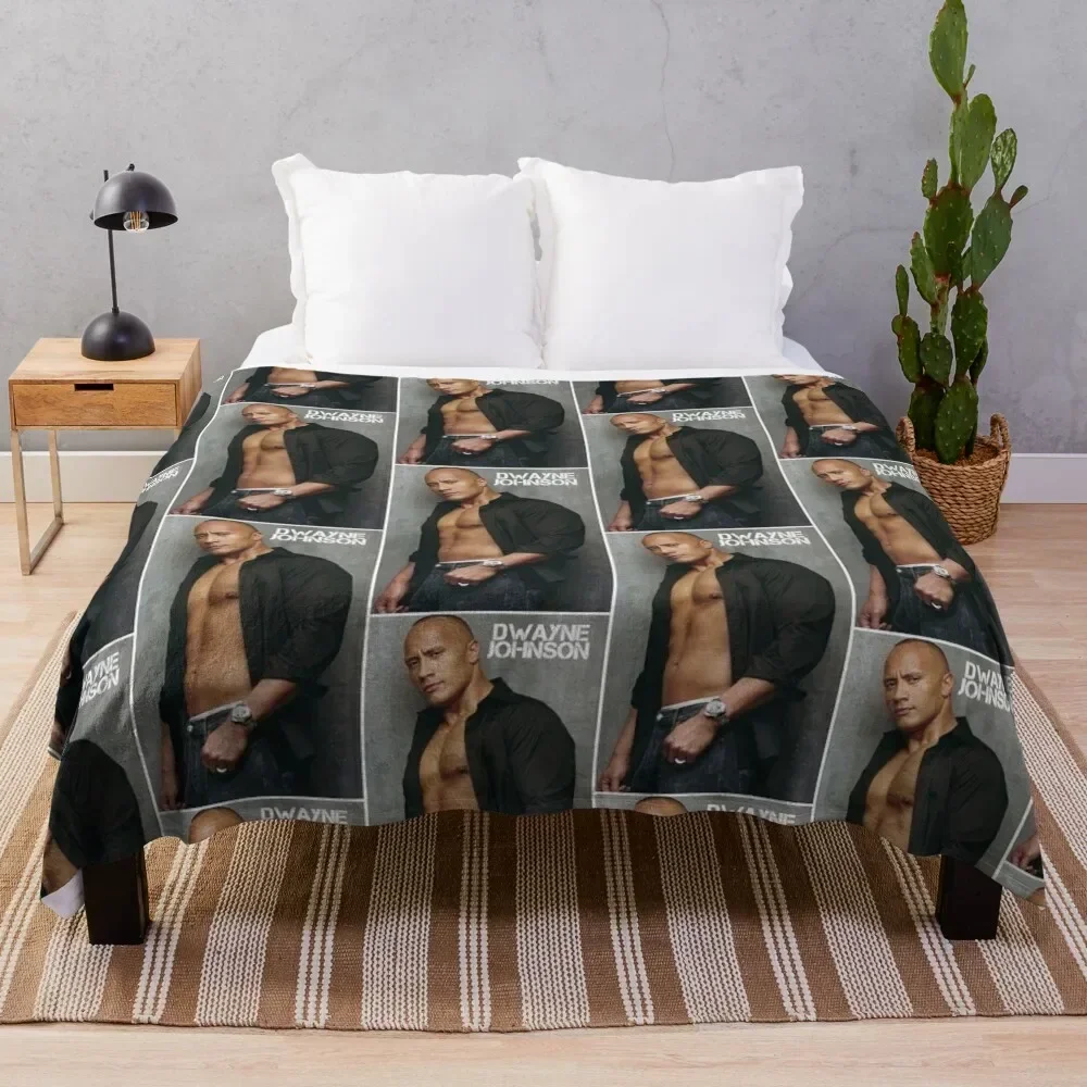 dwayne the rock johnson Throw Blanket Camping for sofa Blankets