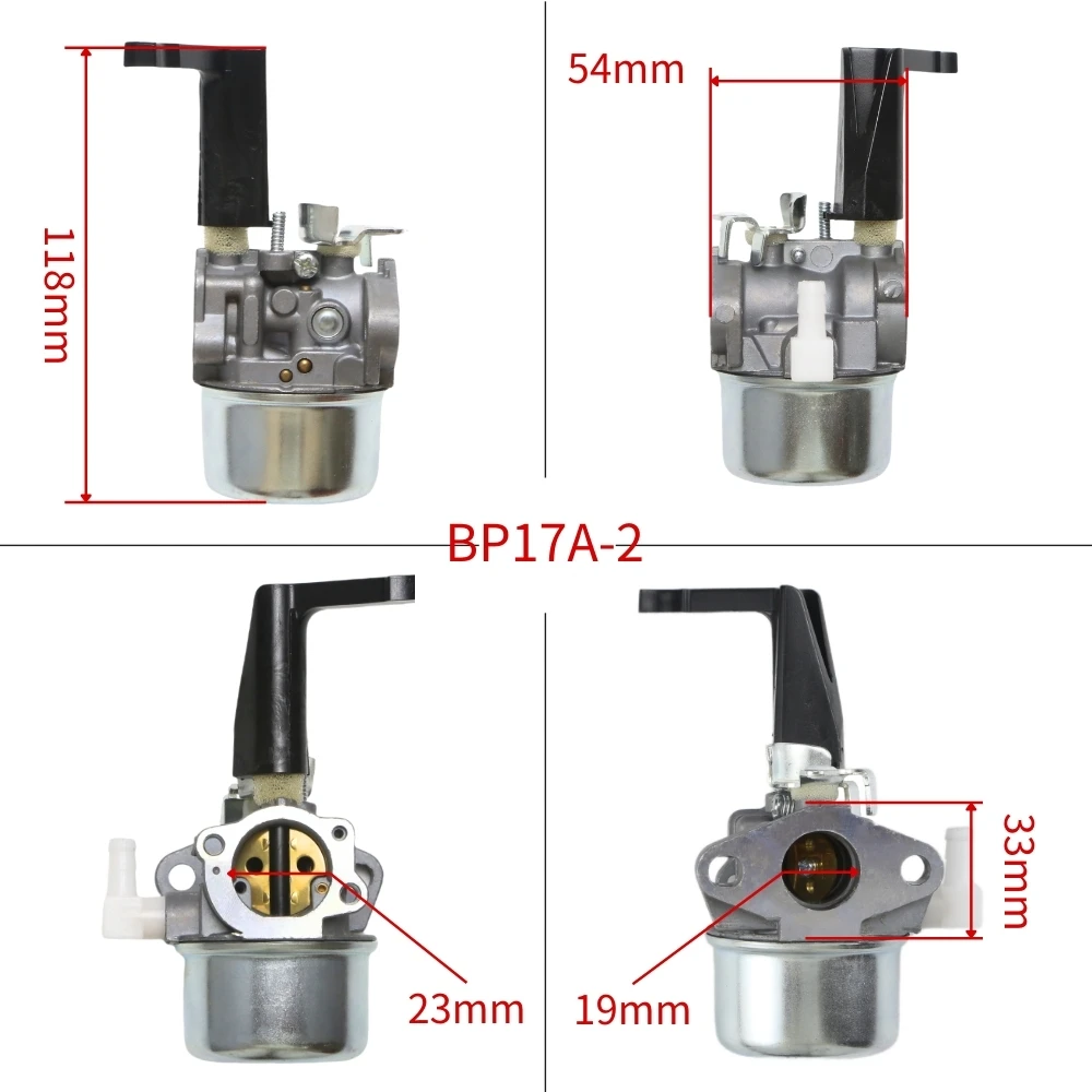 BP17A Carburetor with Gasket Set For Briggs & Stratton 696065 697422 110402 110412 21536 BP17A-2 Carb Tiller Engine Spare Carb