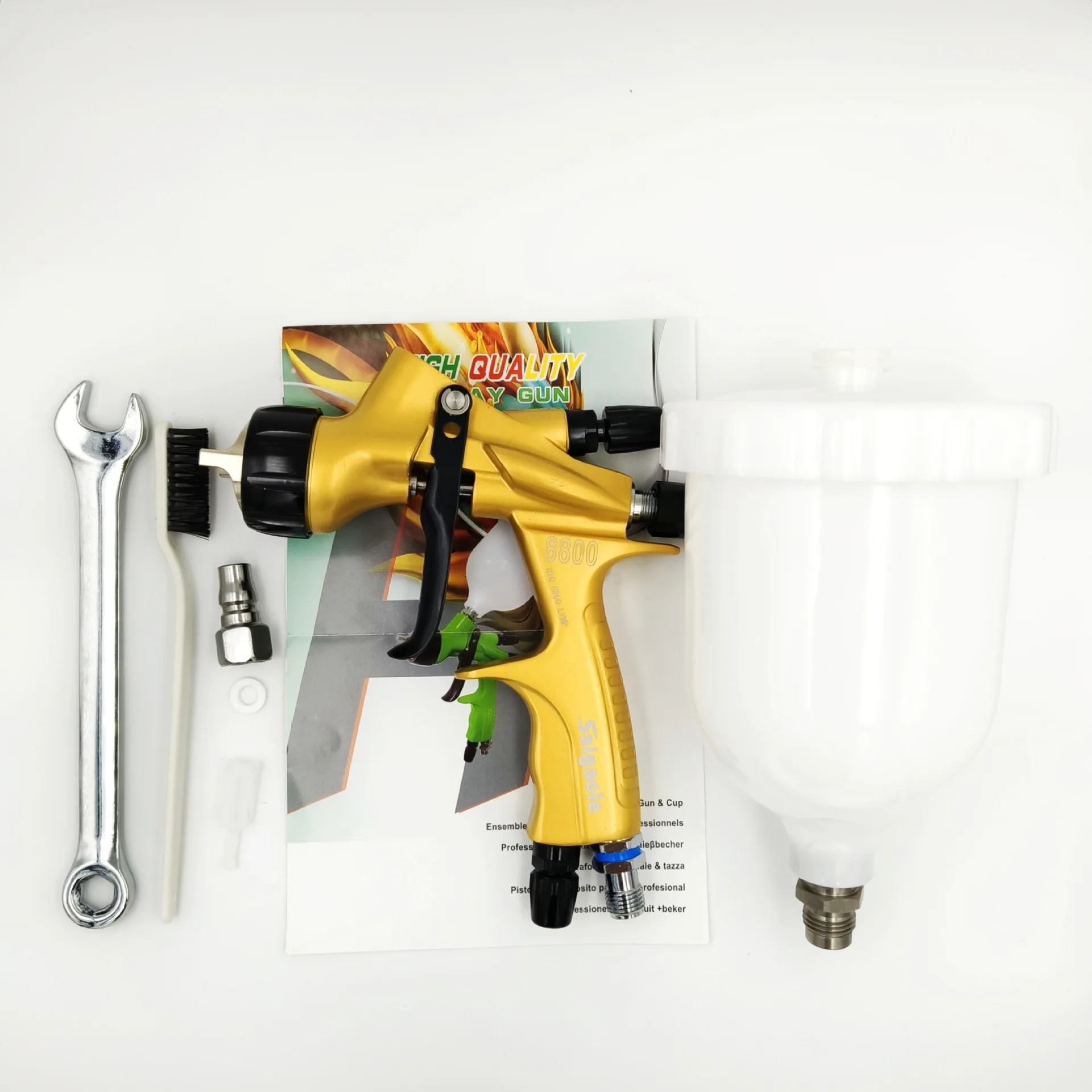 

8800 upper pot paint gun, high atomization upper pot paint gun, furniture sheet metal pneumatic paint gun