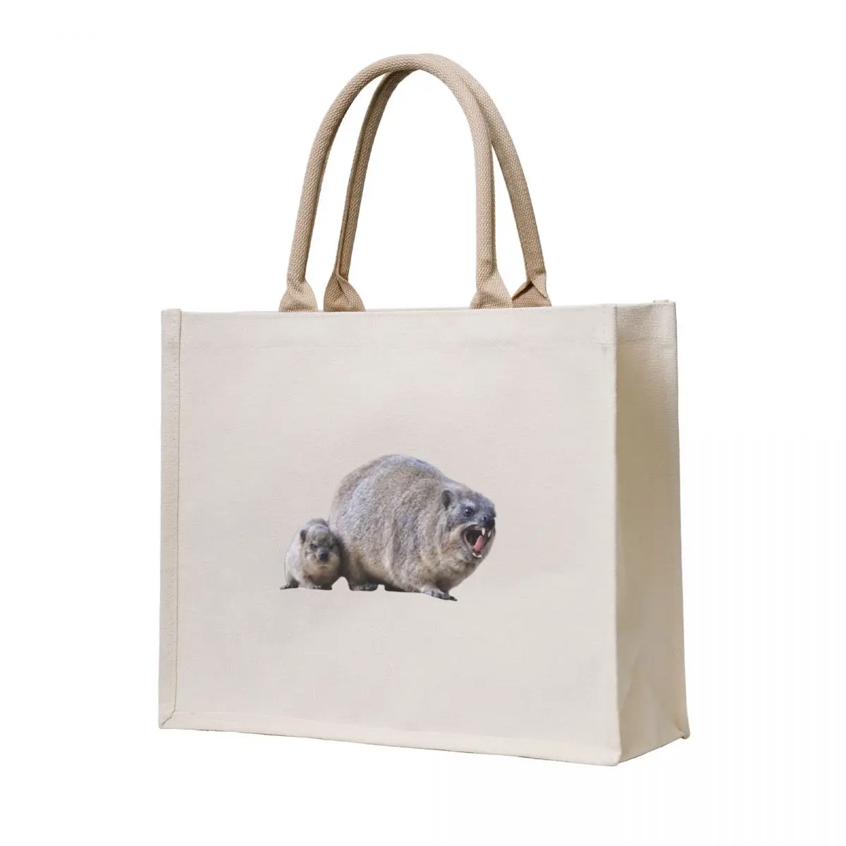 

Amgry rock hyrax Tote Bag Women's tote men's Cloth bags custom