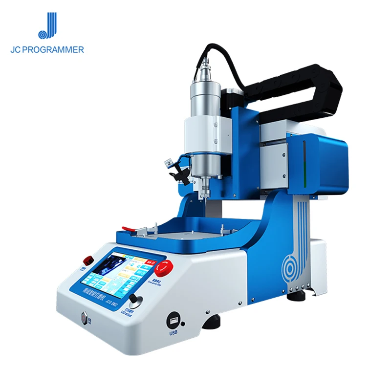 JC EM02 CNC Machine Mobile Phone Chip Grinding NAND CPU EEPROM Removal For iPhone 6-14 Pro Max Motherboard Hardware iCloud Tools