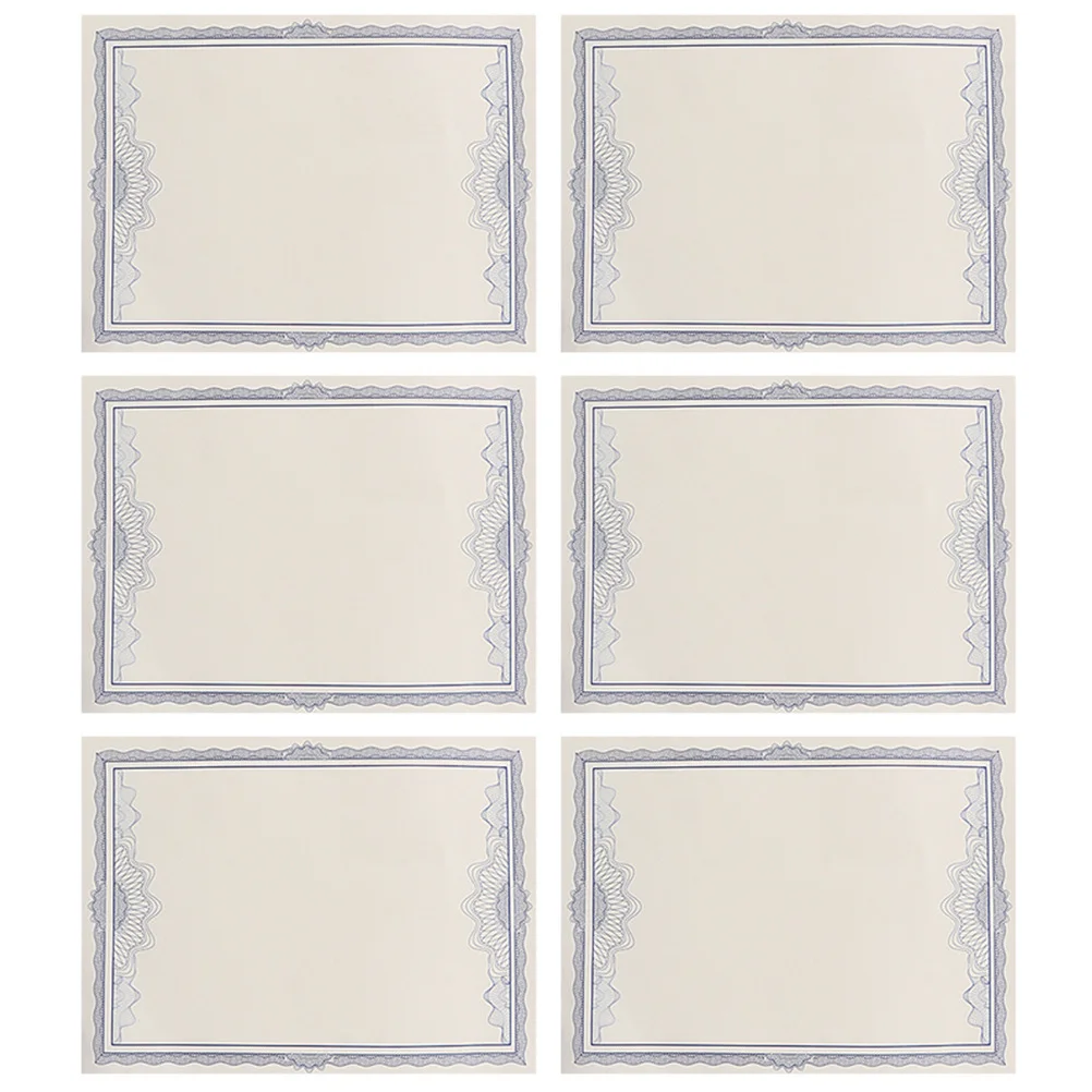 10 قطعة ورق شهادة A4 فارغ ممتاز متعدد الأغراض ورق بطاقات داخلي لجوائز التخرج شهادات مدرسية قابلة للطباعة #2