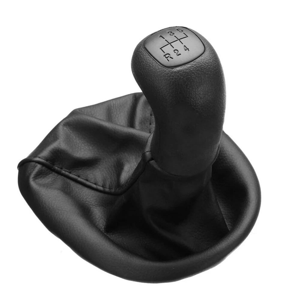 5 Speed Car Gear Shift Knob Gaiter Boot FOR Mercedes-Benz VITO W638 1996-2000 Black Shift Gear Knobs Leather Boot