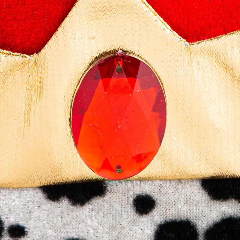 ฮาโลวีนเครื่องแต่งกายProps Prince Kingคอสเพลย์หมวกคริสต์มาสแสดงมงกุฎฟาโรห์หมวกปาร์ตี้กํามะหยี่ตกแต่งHeaddressหมวก