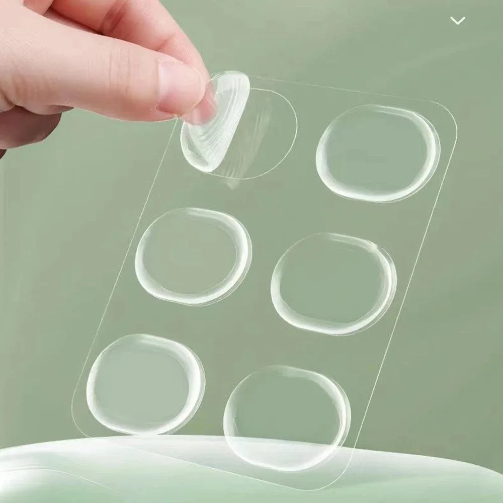 6pcs/set High Quality Silicone Gel Heel stickers Adhesive Shoe Insole Insert Pad Cushion Foot Care Heel Grips Liner Protector