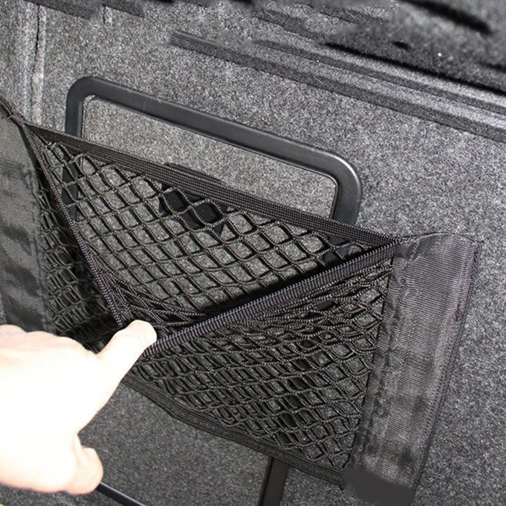 

6 Pcs Trunk Storage Seat Organizer Bungee Side Oxford Cloth Boat Netting Large Capacity Space Saving Universal Fit Mesh