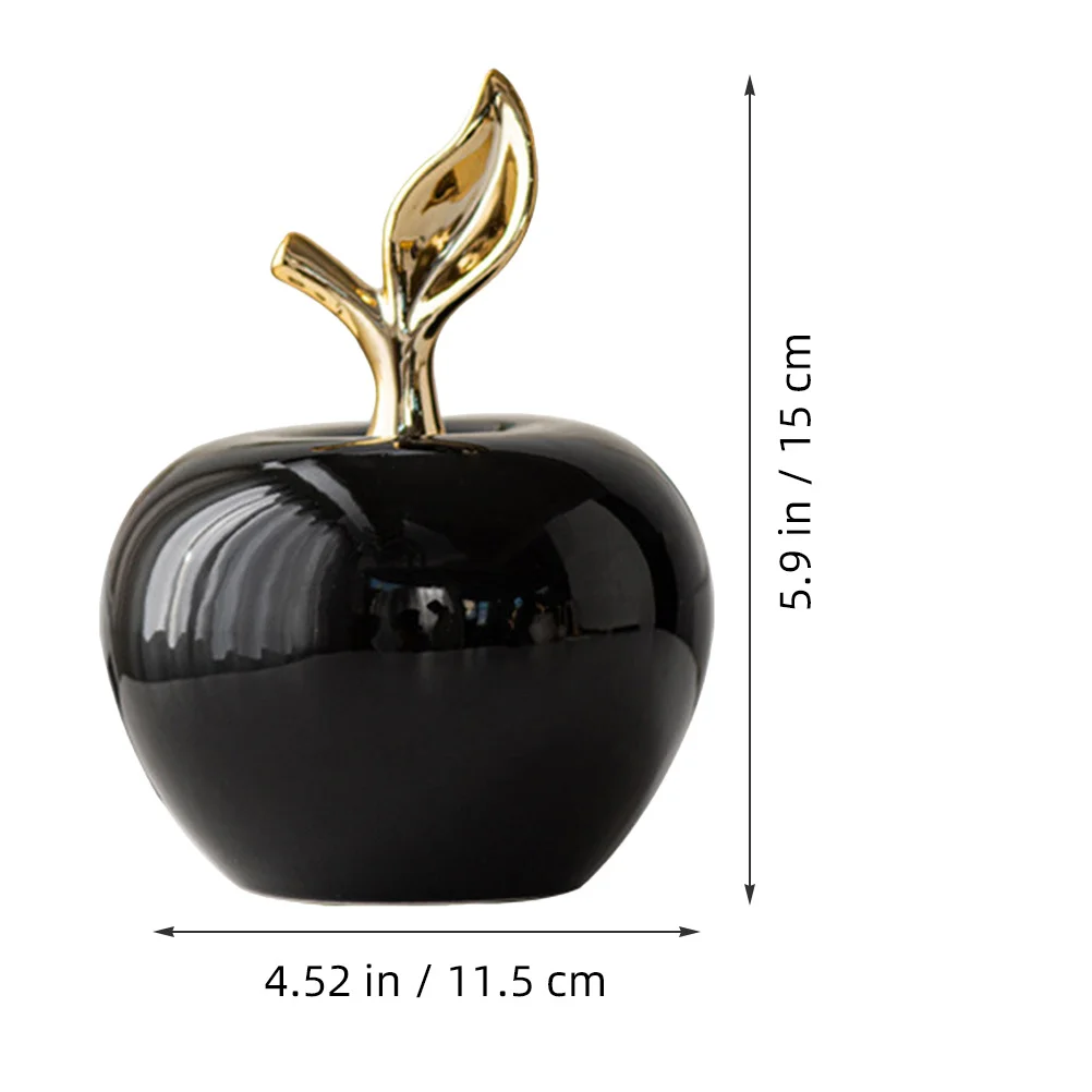 

Ceramic Decoration Decorations Apple Modeling Statue for Living Room Apples Home