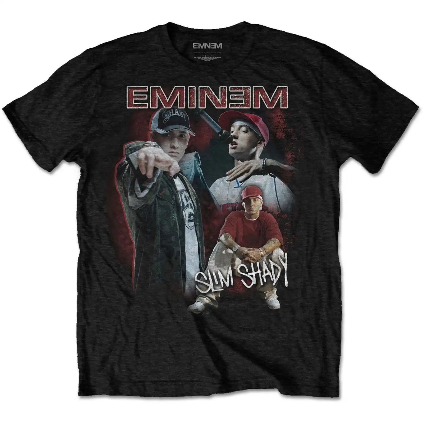 T-shirt Eminem para Homem, Shady Homage, Oficial, Novo