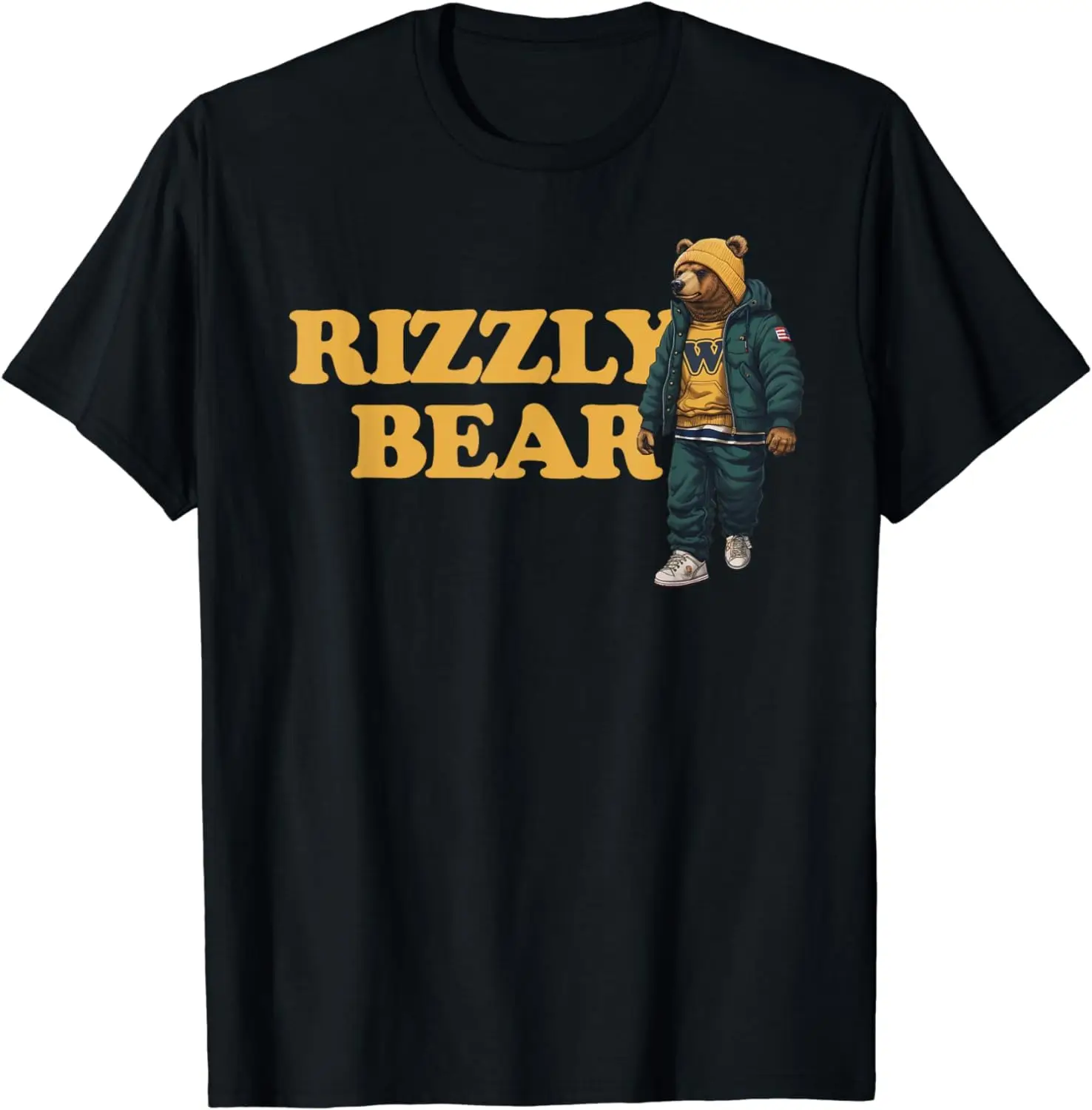 FariBo Rizzly Bear T-Shirt Anime Graphic T-shirts For Men Clothing Women Tees Y2K Tops