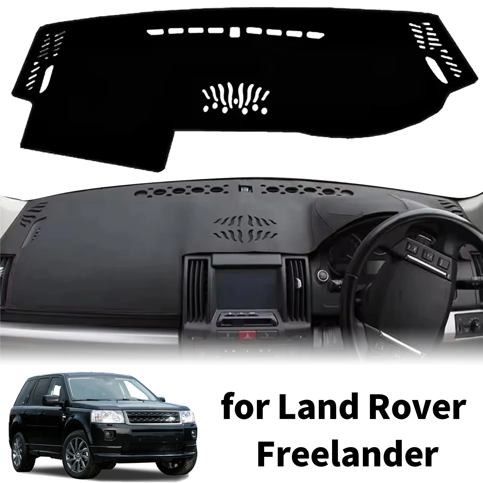 

for Land Rover Freelander 2 LR2 2006-2015 L359 Custom Fit Car Dashboard Cover Sunshade Dash Mat Anti‑Slip Dashmat Protector Pad