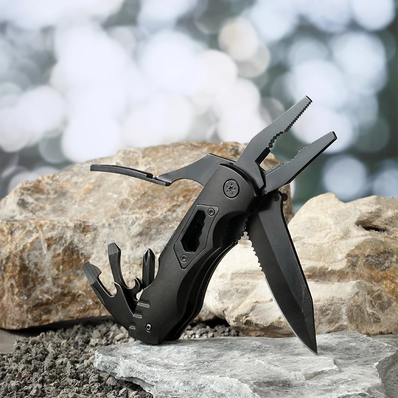 Multifunctional Knife Edc Folding Pliers Portable Multi-Purpose Folding Pliers Combination Knife Outdoor Emergency survival Tool