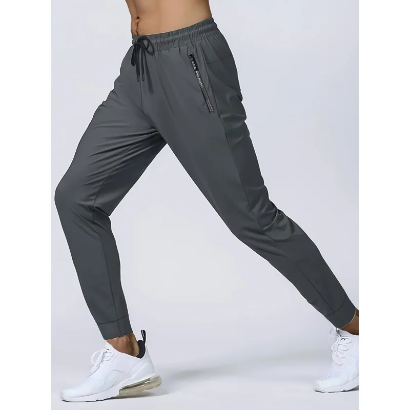 Gym Clothes Man Football Fitness High-elastic Drawstring Sweatpants Pajama Pants Running Training Joggings Fishing Loose Men's