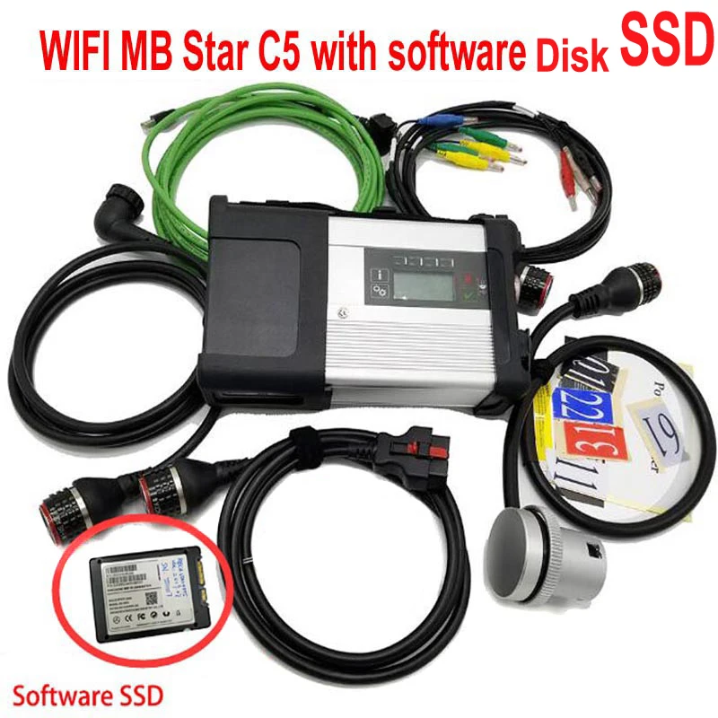 DOIP Mb Star C5 wifi SD Connect C5 MUX full Software V2023.09 Multiplexer with laptop e7450 i5 obd Car Diagnostic obd2 Scan Tool