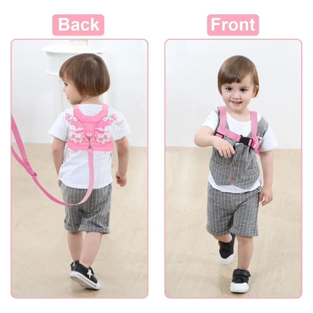 Anti-Verlust-Handgelenkband für Kinder, Leine, Rucksack, Baby-Sicherheitsgurt, Seil, modisches Armband, weiches Kinder-Wanderer-Kleinkind-Armband – Detail 5
