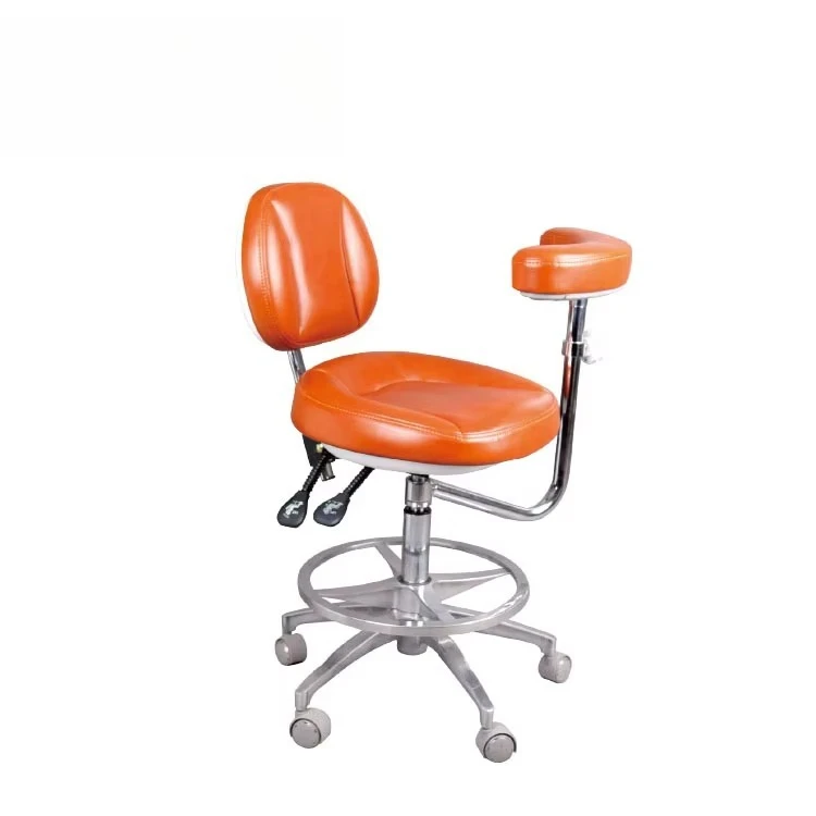 Dental Stool Medical Use Hospital Saddle Chair Armrest Ergonomic Design Dentist Stool Adjustable Furniture Dental Clinic Use