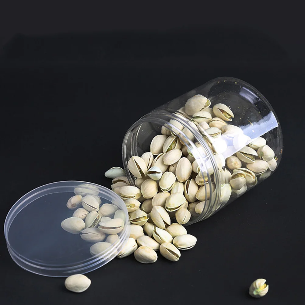 

10Pcs Plastic Food Storage Jars Transparent Airtight Sealed Containers for Coffee Beans Nuts Rice Dry Food Sealed Canisters
