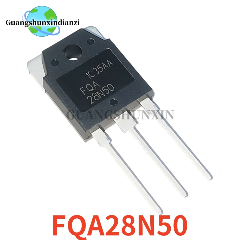 5-10-20PCS 100% NEW FQA28N50 TO-247 FQA 28N50 28A 500V N-Channel MOSFET Trasistor In Stock