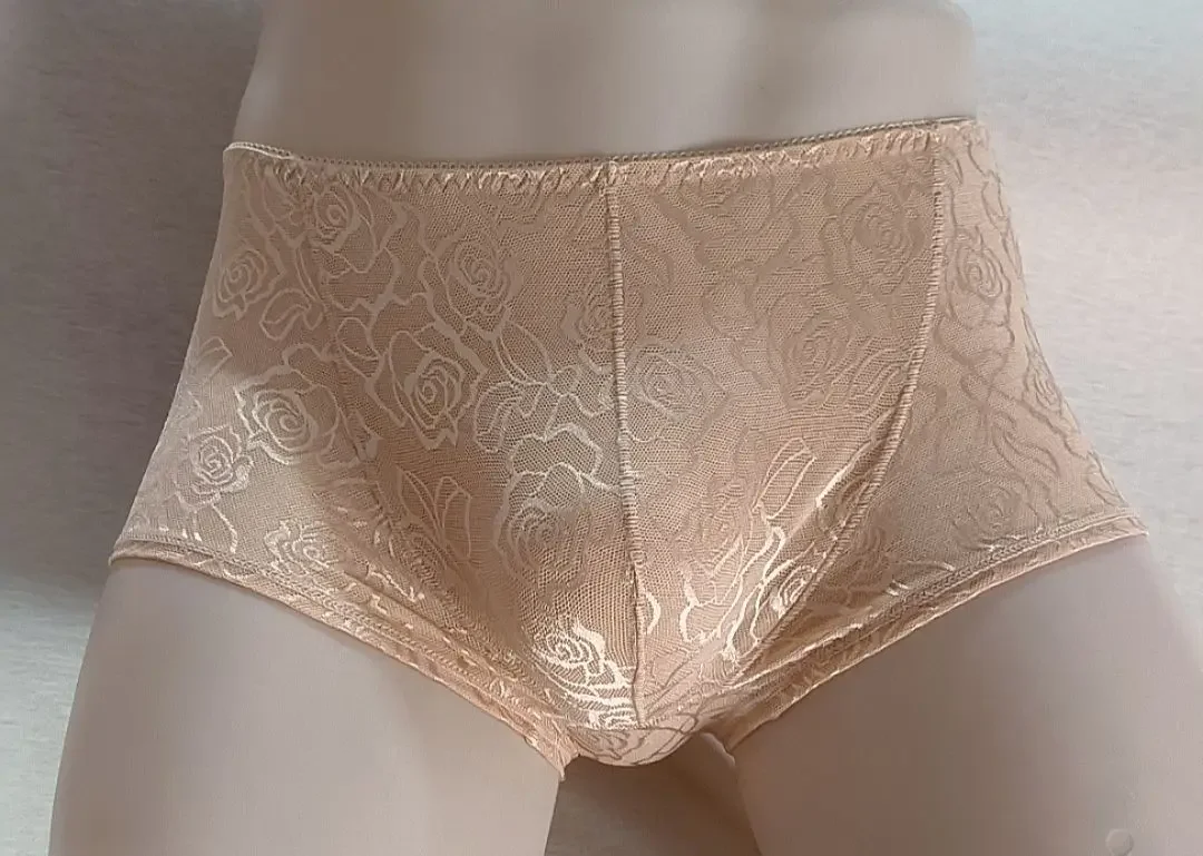 남성용 플라워 엘라스틱 웨이스트 브리프