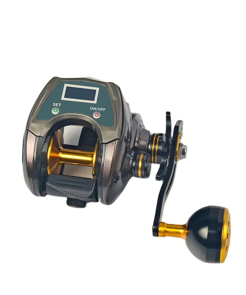 

Electric Wheel 6.4:1 9+1BB Fishing Reel Left / Right Hand 18KG Power Rechargeable Fishing Reels