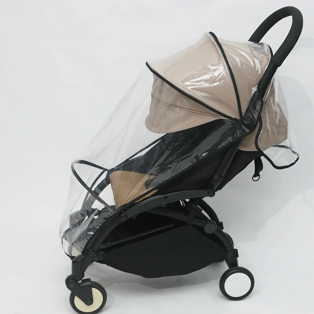 Stroller Rain Cover For YOYO 0+/YOYO 6+  Baby Carrige Rain Coat Safety EVA Material Water Proof 1:1 Design Stroller Accessories
