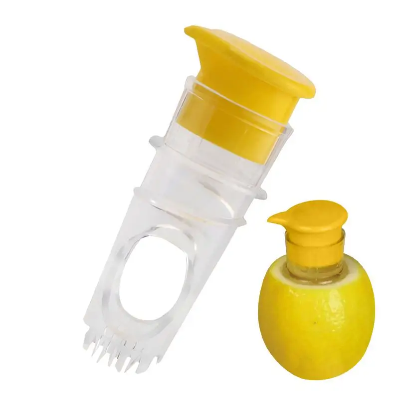 Lemon Squeezer PP Lemon Juicer Faucet Hand Citrus Juicer Portable Manual Lime Juicer Screw Top Lemon Press with Built-In Filter