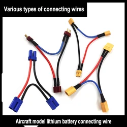 Xt60 Xt30 Ec5 T Plug Parallel Battery Connector Cable Extension Y/o Separator Plug Adapter With Awg Wire For Rc Fpv