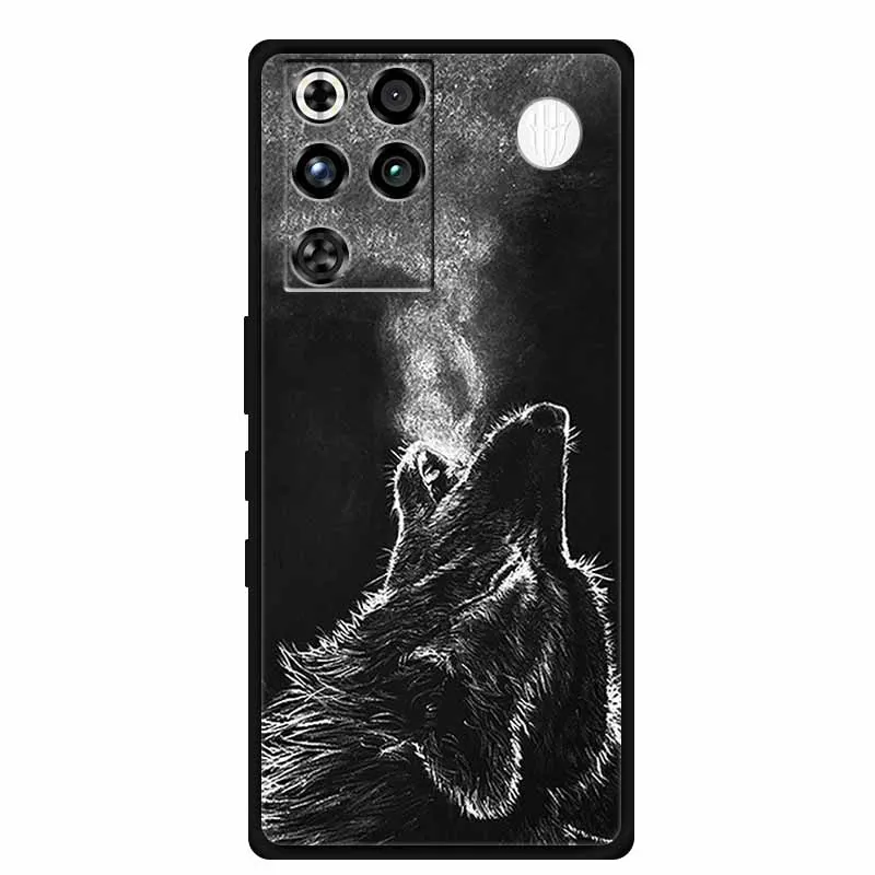 Phone Case For ZTE Nubia RedMagic11 Pro Global Version Cool Animal Case Silicone Soft TPU Protection Cover RedMagic 11 Pro 6.85" view 2