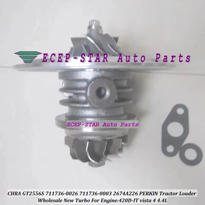 Turbo Cartridge CHRA GT2556S 711736 711736-5026S 2674A226For MASSEY FERGUSON 5455 Tractor LOADER BACKHOE 420D-IT 4.4L vista 4