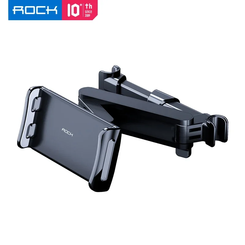 ROCK Rear Pillow Phone Mount Tablet Holder Rotatable Stretchable Angle Length Arm Car Phone Holder 4-11inch