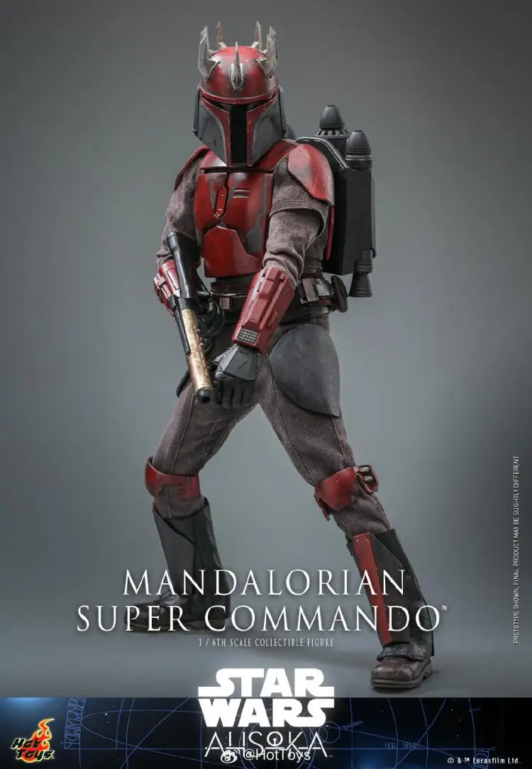 In Stock HotToys HT TMS127 1/6 Scale American TV Series Asoka Mandalorian Super Assault Team Full Set 12in Action Figures Model