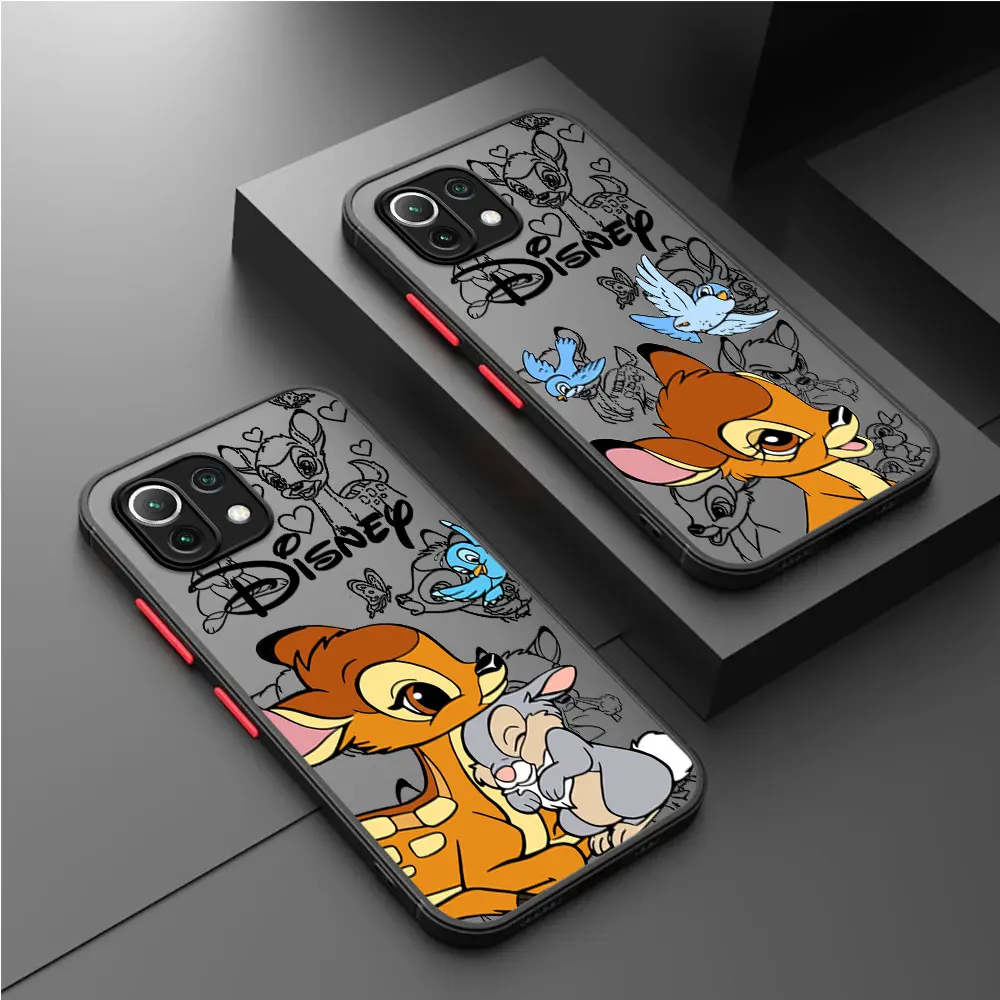 Disney Bambi Deer Phone Case for Xiaomi Mi 9T 11 Lite 12 13 Pro Note 10 Lite 11T 12X 10T 13 Ultra 12T Pro Shockproof Cover