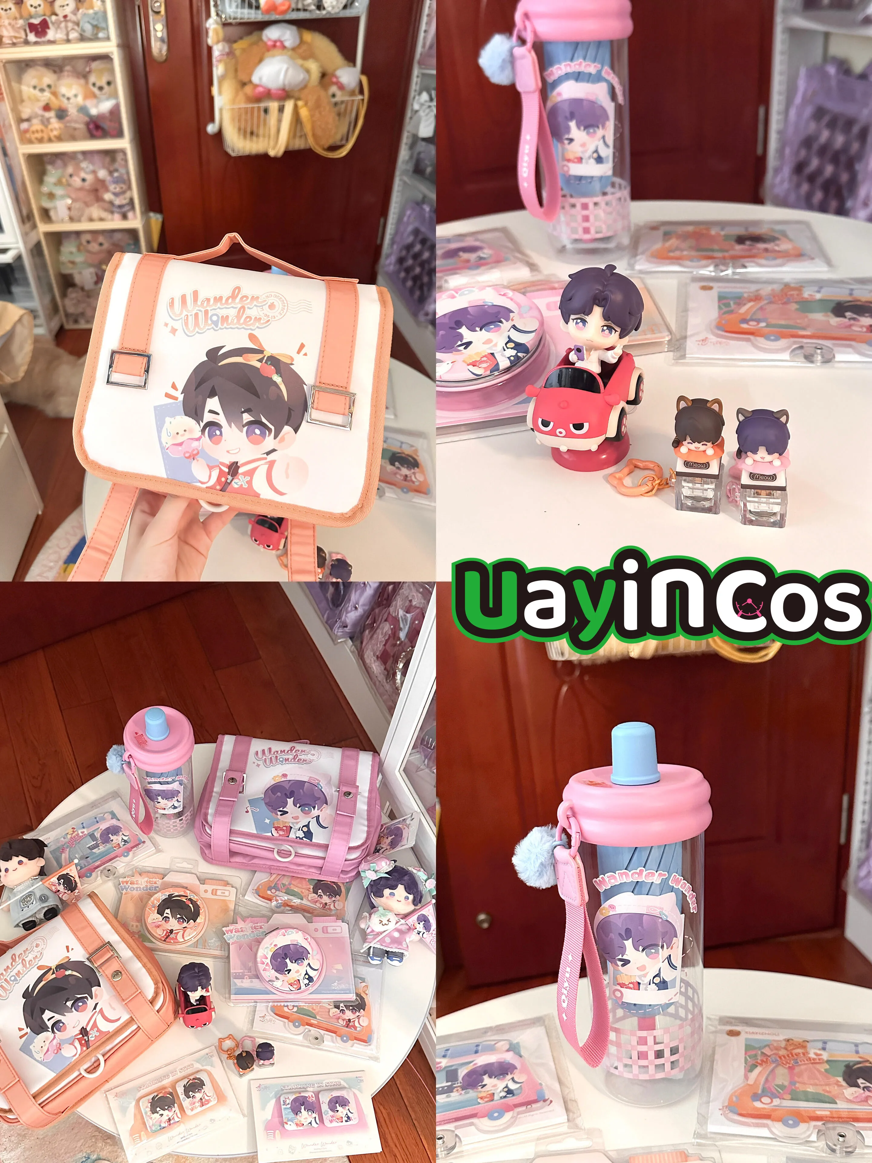 In Stock Original Love and Deepspace Sylus Rafayel Stuffed Time To Travel Wander Wonder Plushie Doll Badge Photo Card Water Bott