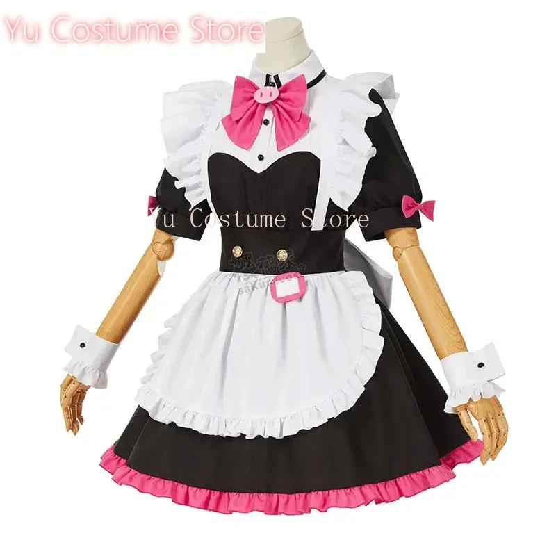 Yu Costume Anime Akiba Maid War Wahira Nagomi Sweet Lovely Dress Uniform Cosplay Costume Halloween Party Role Play Outfit Women