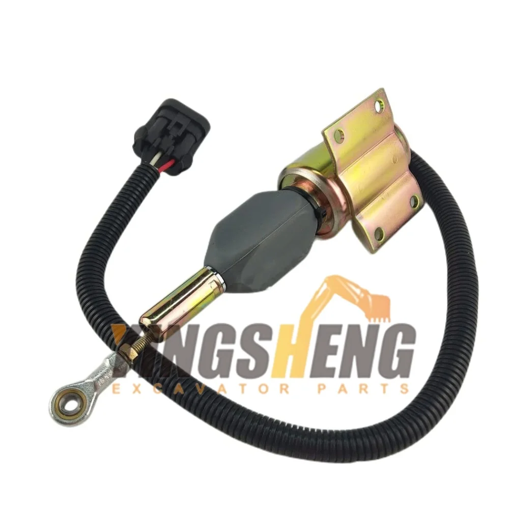 

6C 6CT 8.3L solenoid valve diesel engine fuel shut-off solenoid valve 3990772 SA-4932-12 3990773 SA-4932-24 Stop solenoid valve