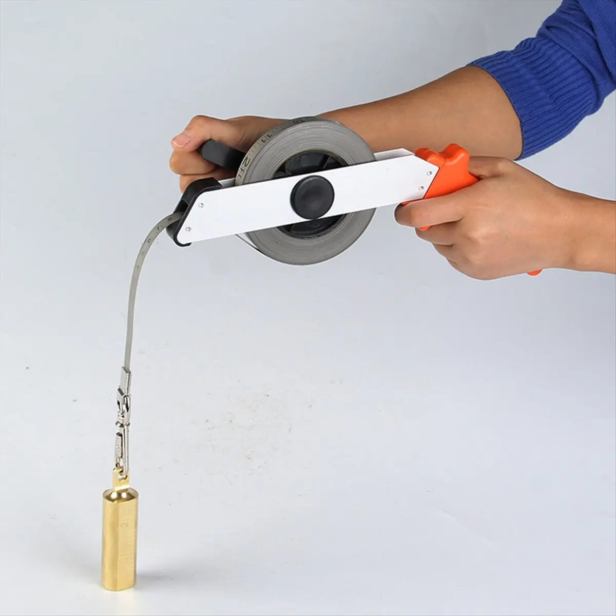 

Надежная лента для измерения глубины масла, латунный вес, прозрачная маркировка, датчик глубины масла, манометр 10 м