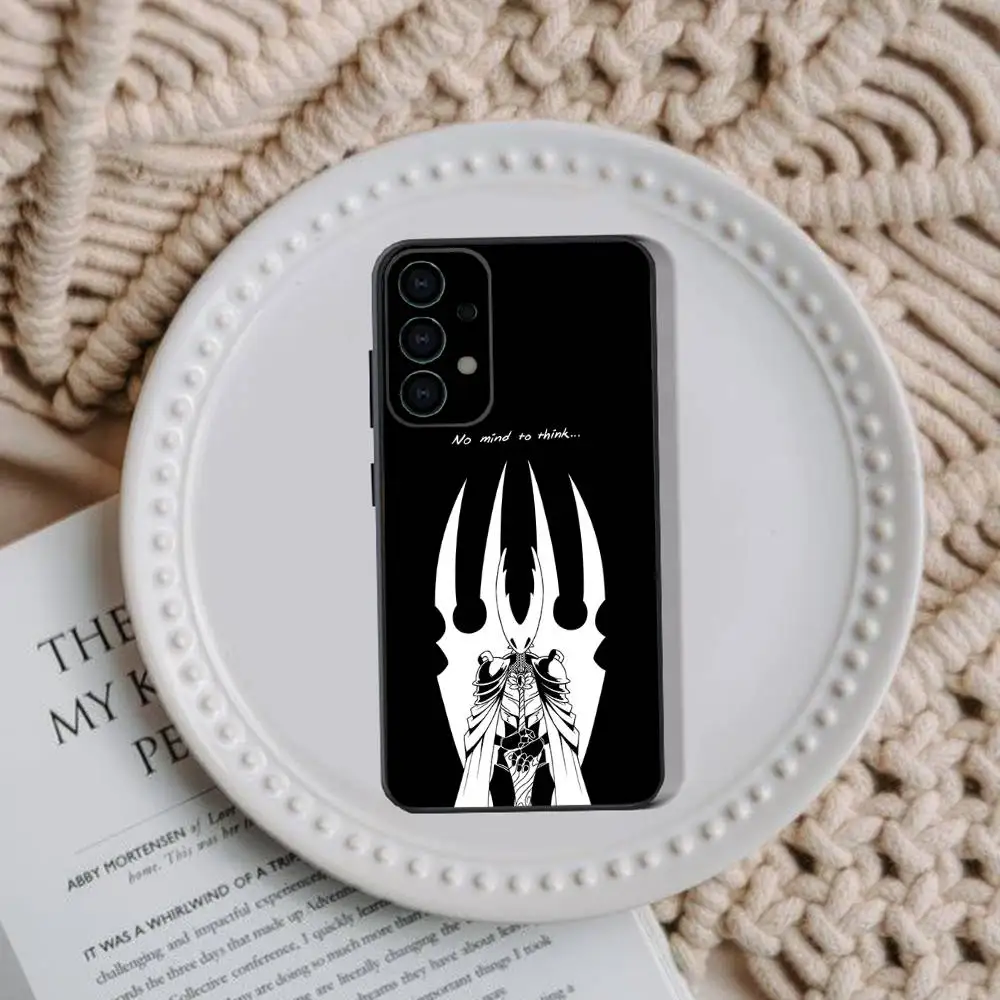 Casing Ponsel Game Hot H-Hollow K-Knight untuk Samsung Galaxy A 91,80,73,72,71,53,52,51,22,5G Sampul Hitam Lembut Tahan Benturan