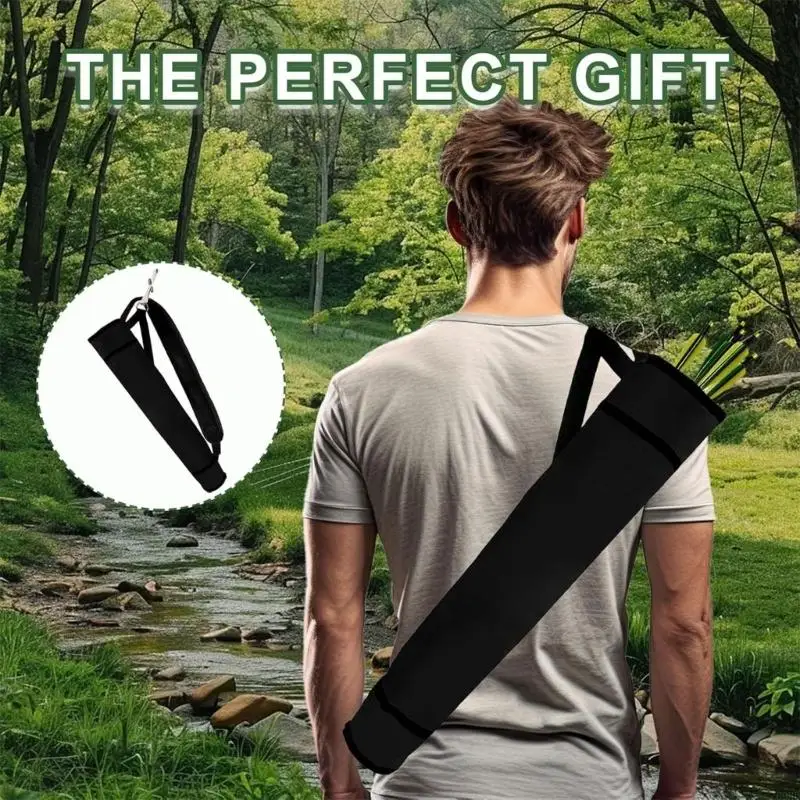 Crossbody Bögen Köcher Tasche Verstellbare Pfeile Rucksäcke Tasche Seite Hüfte Pfeile Tasche Für Outdoor Training Und Wettbewerb – Detail 8