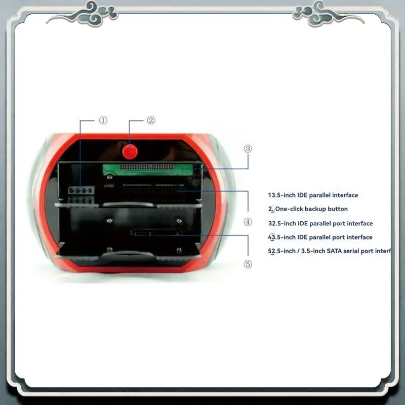 Premium All-In-1 Dual Bay External HDD Docking Station With USB3.0, SATA IDE Support For 2.5