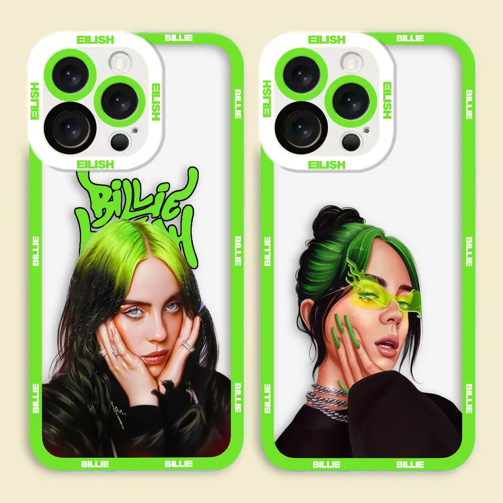 

Poster B-Billies E-Eilishs Clear Phone Case For Samsung A72 A71 A57 A56 A55 A53 A52 A51 A36 A35 A33 A32 A26 A25 A24 A23 A22 Case
