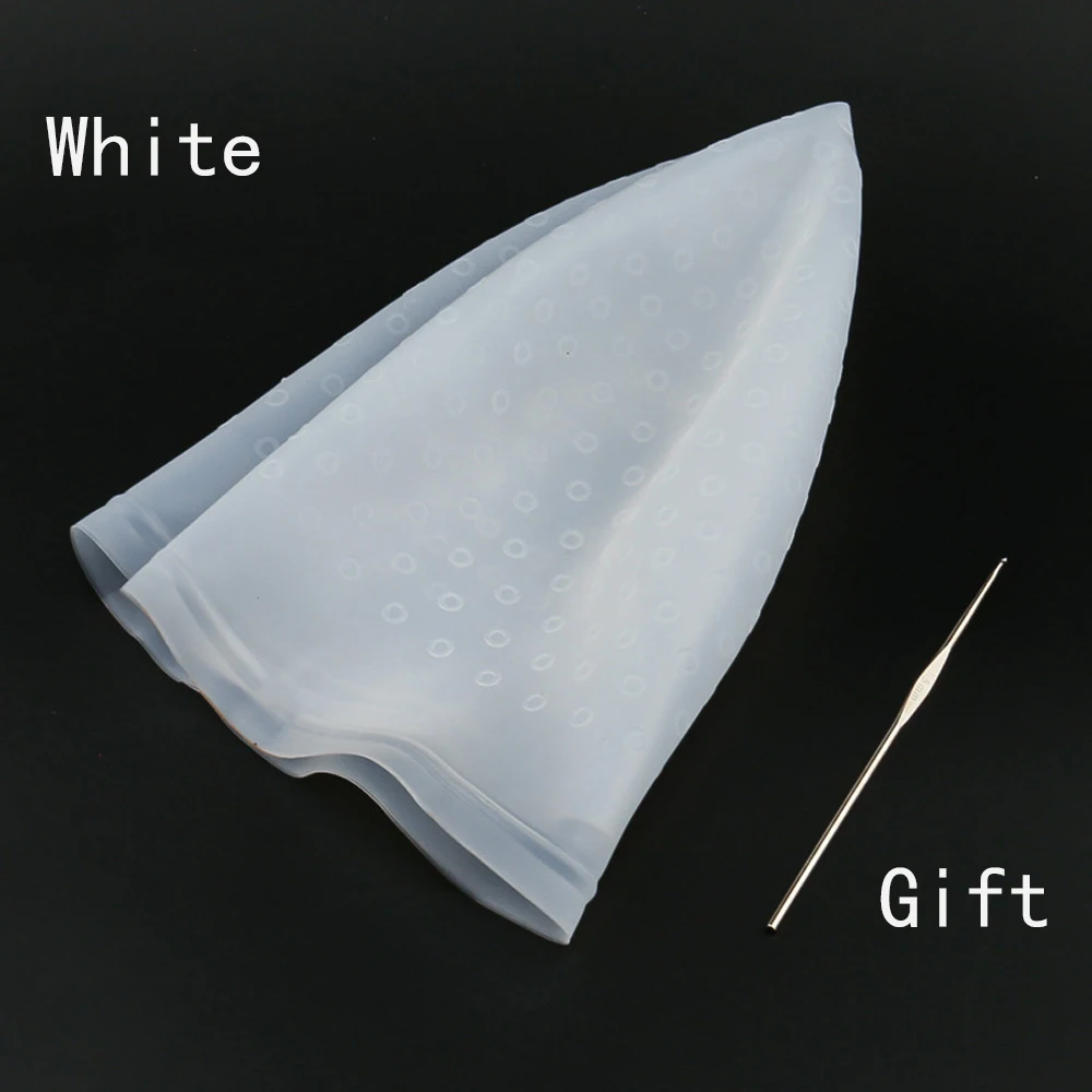 Silicone Hair Coloring Cap For Hairdressing With Needle Professional Salon Dyeing Tool Highlight Dyeing
